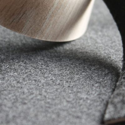 Rug Black Tex Back detail